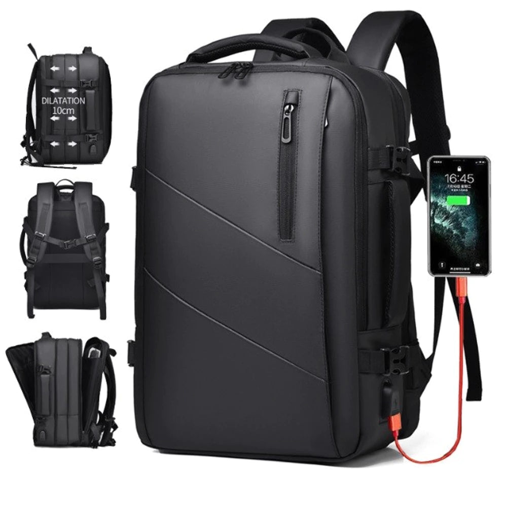 Musta reisiselkäkassi