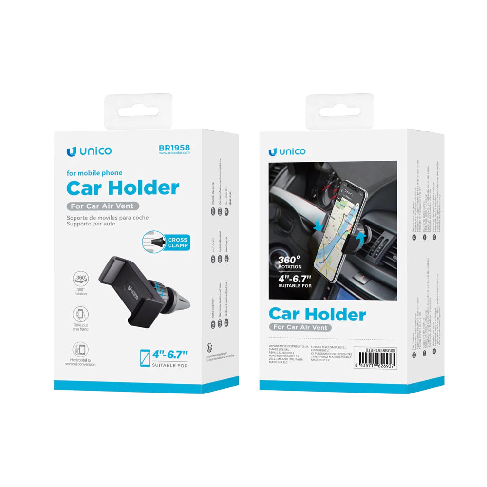 Autohoidik õhuavasse kahe värvi valikuga