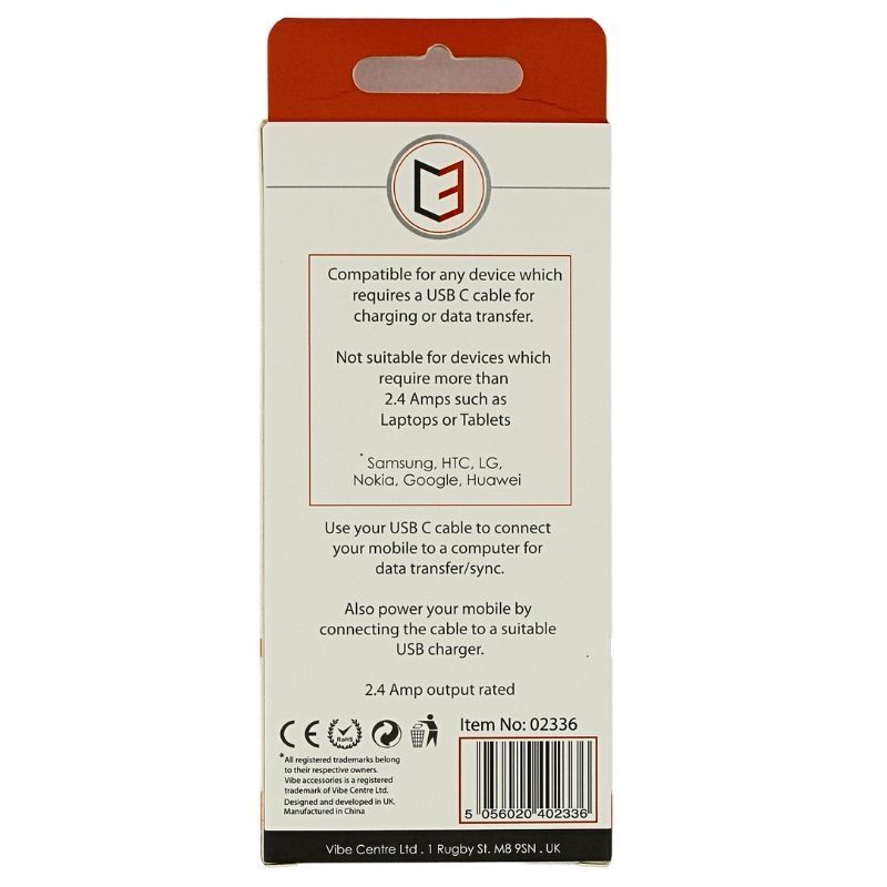 Valge C3 1m andmelaadimis USB C-kaabel