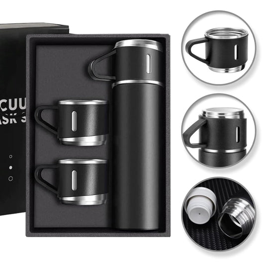 Kinkepakendis termose komplekt - 3 tassiga