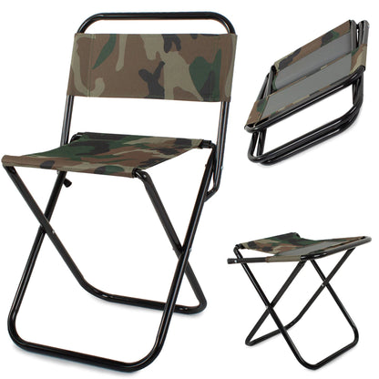 Kokkupandav kamuflaažiga reisi/kalastustool