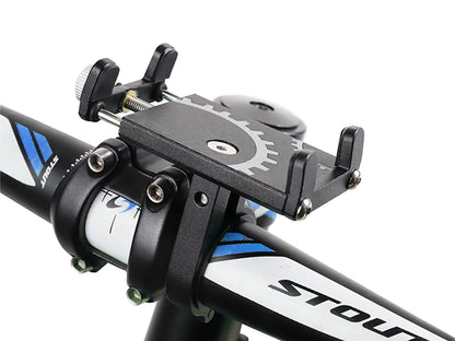 Jalgratta telefonihoidik koos alumiiniumist kinnitusega