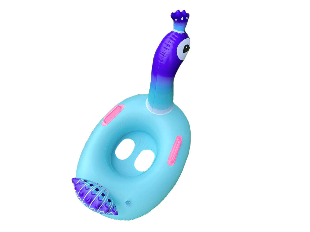 Väike täispuhutav paabulinnu ujumisrõngas