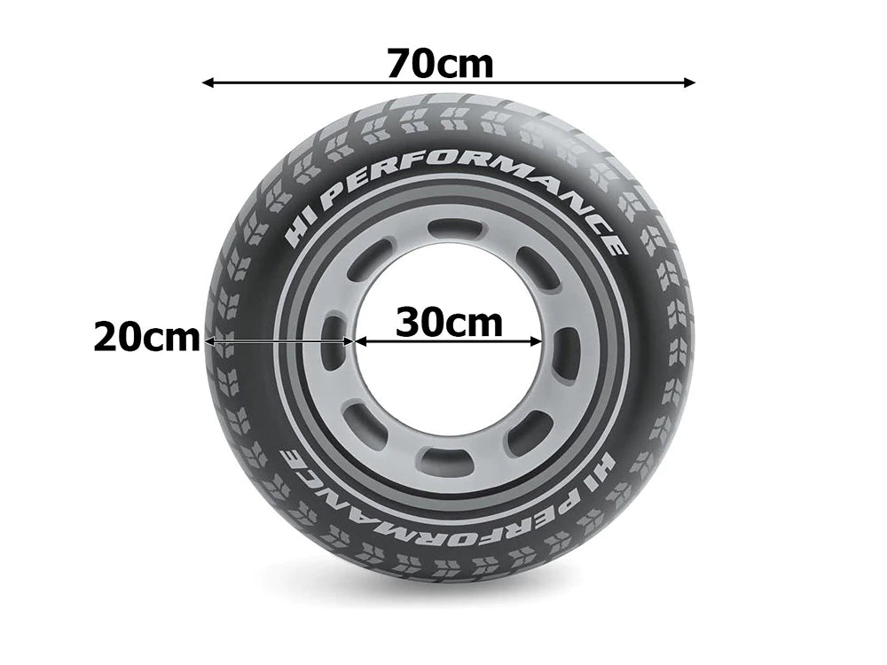 Suur ratta kujuline 70 cm täispuhutav ujumisrõngas