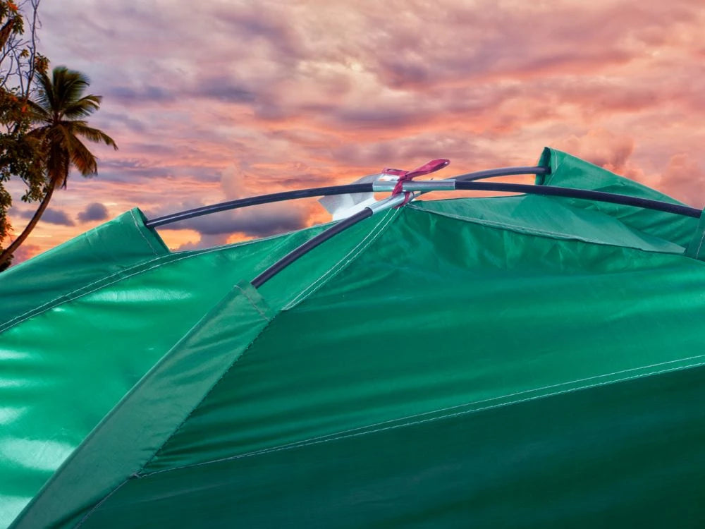 Roheline UV-kaitsmega  rannatelk