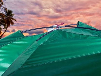 Roheline UV-kaitsmega  rannatelk