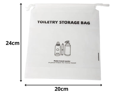 Poolläbipaistev kosmeetitarvete kott