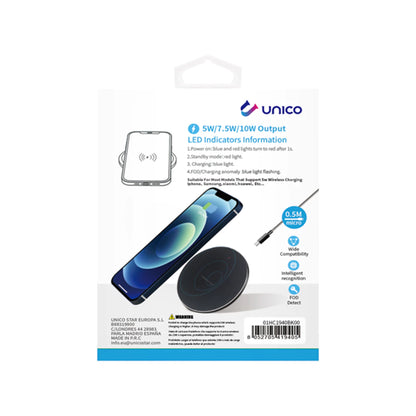 10W juhtmeta laadija koos 0.5m Mikro USB kaabliga