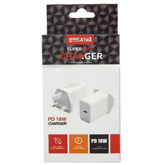 WireXtra Type C PD 18W ülikiire laadija