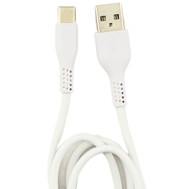 Valge C3 1m andmelaadimis USB C-kaabel