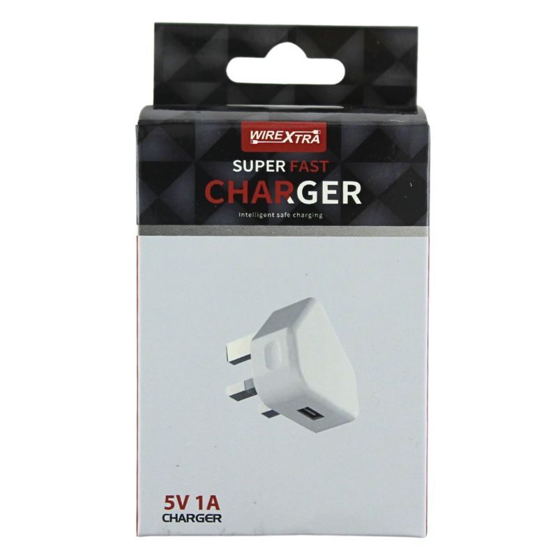 WireXtra 5V 1A ülikiire laadija