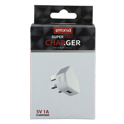 WireXtra 5V 1A ülikiire laadija